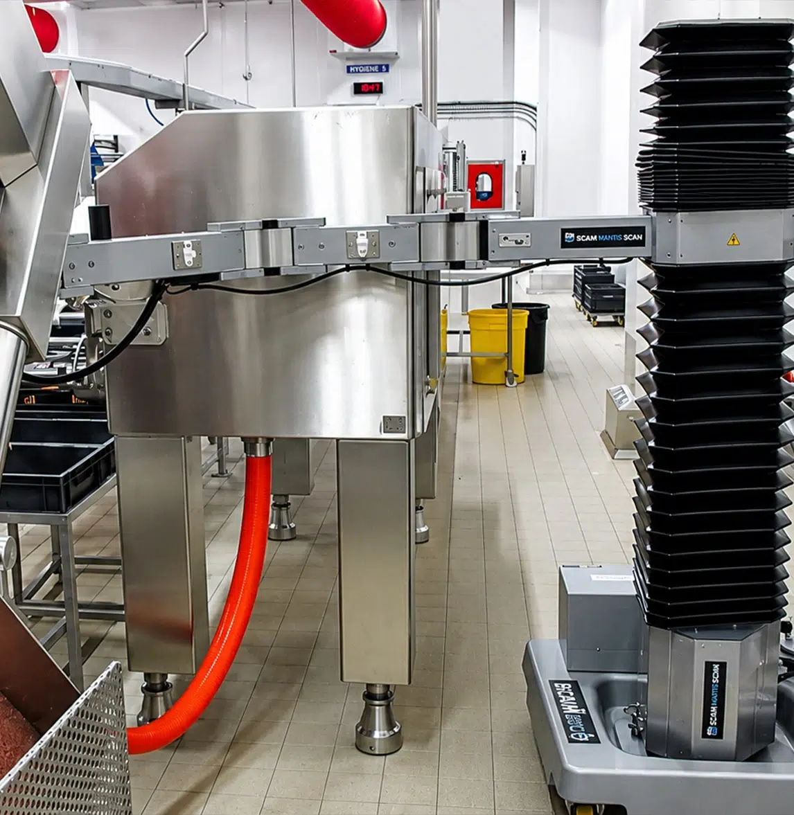 Neoditech SCARA PARTS Manipulatorarm in der Lebensmittelindustrie