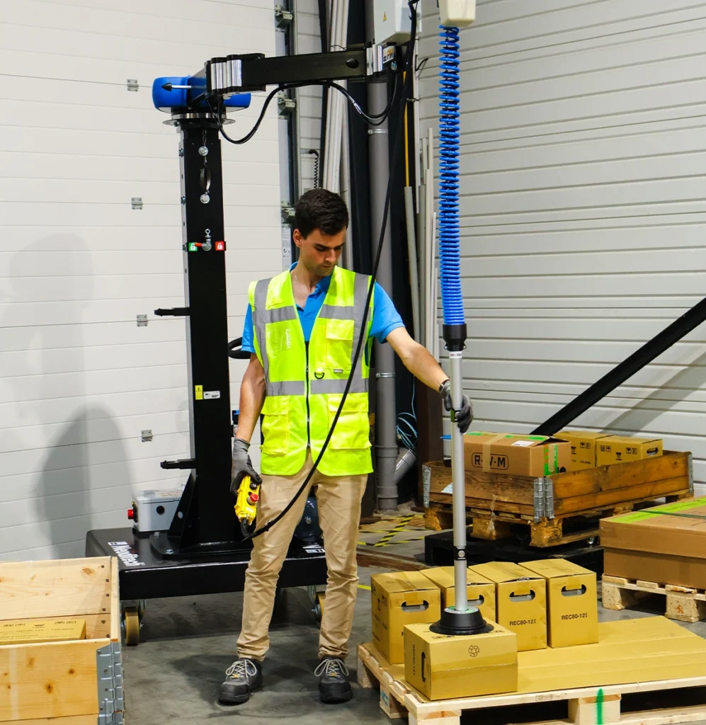 Karton-Manipulator – Neoditech mobiler Ausleger